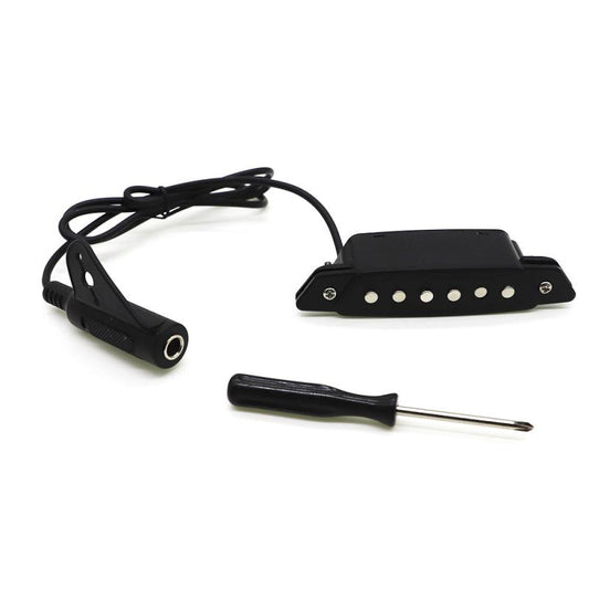 6 Holes Soundhole for Acoustic Guitar Classical Guitar with Screwdriver