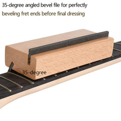 Guitar Fret Crowning and Beveling File Set for Luthier Repair