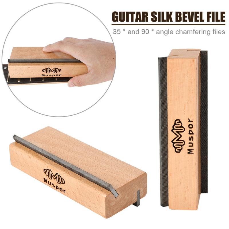 Guitar Fret Crowning and Beveling File Set for Luthier Repair