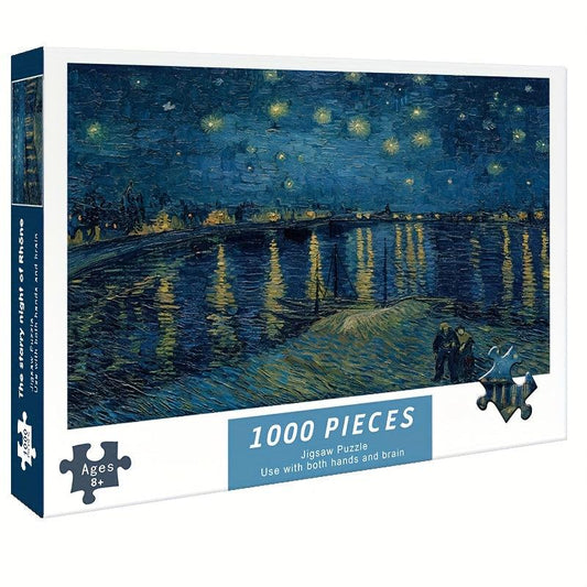 Ronan River Starry Night 1000pc Puzzle Christmas Halloween Landscape Art