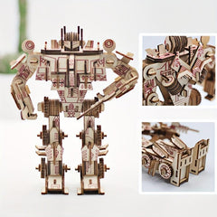 3D Mecha Jigsaw Puzzle Wooden Robot Toy