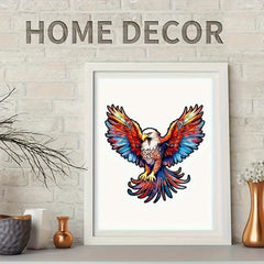 Christmas Wooden Puzzle Eagle Gift Irregular Shape Puzzle
