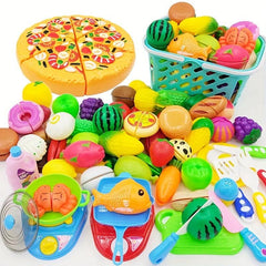 Large Cut Le Fruit Vegetable Toy Open Cognition For Kids