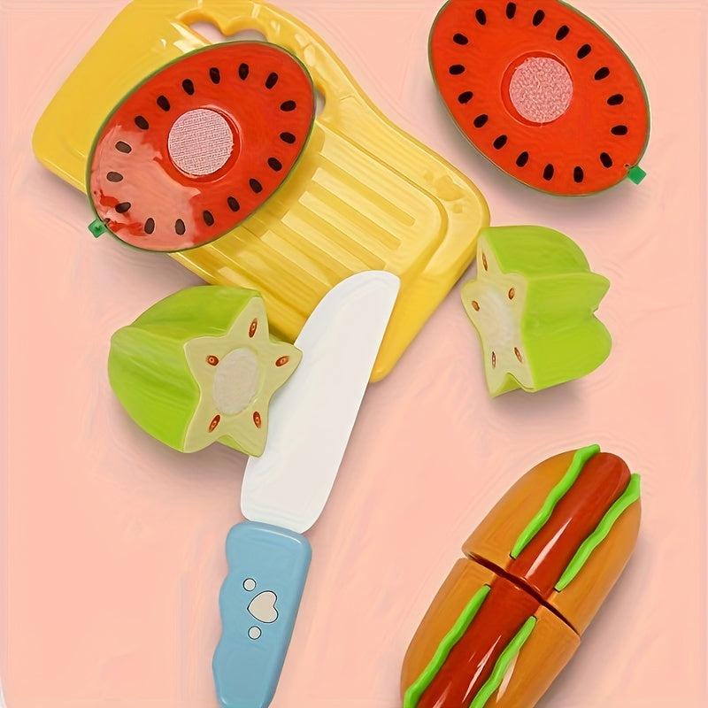 Large Cut Le Fruit Vegetable Toy Open Cognition For Kids
