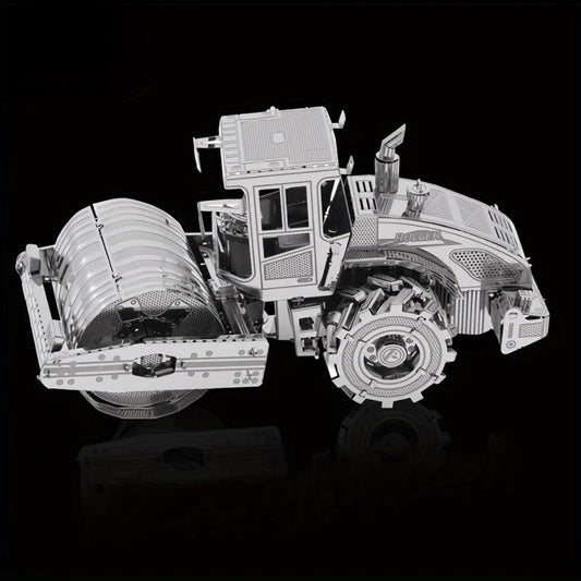 Road Roller 3D Metal Puzzle Building Blocks Kits DIY For Teens Hobbies Toys