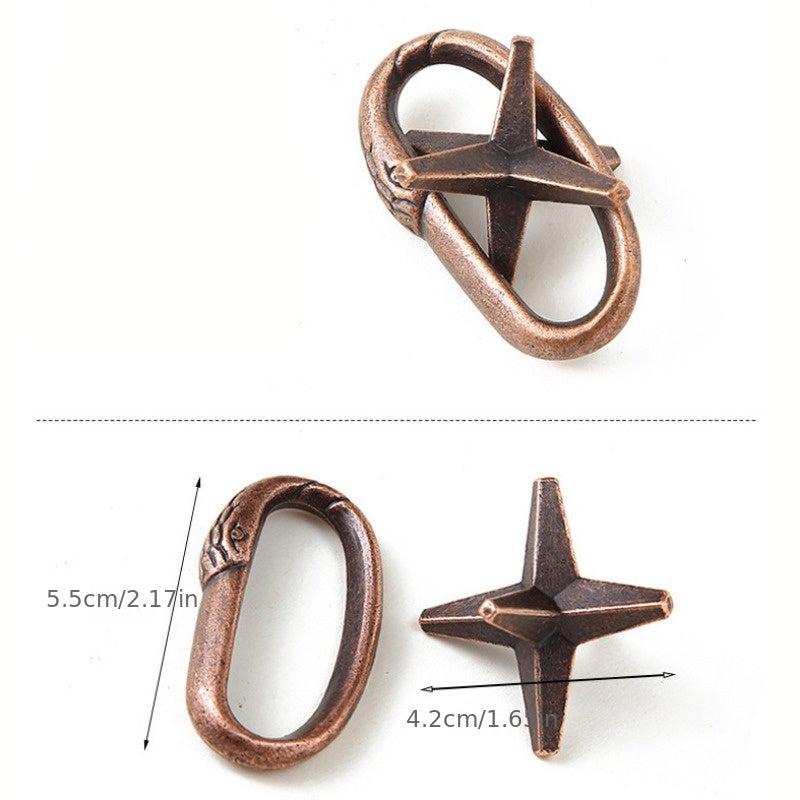 Snake Magic Puzzle Zinc Alloy Unlock Kongming Lock MX059