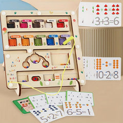 Montessori Magnetic Number Maze Wooden Magnet Puzzle Game Board