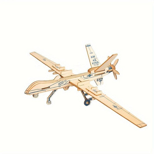 3D DIY Wooden Puzzle Model Mechanical Toy Building Game Desktop Ornaments