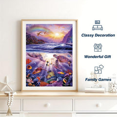 Sea World Wooden Puzzle Maternal Love Advanced Puzzle