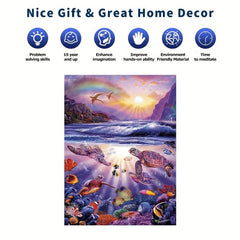 Sea World Wooden Puzzle Maternal Love Advanced Puzzle
