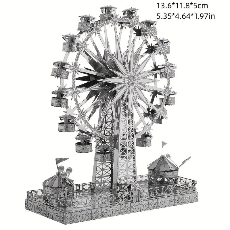 3D Metal Ferris Wheel Model Puzzle Game Toy