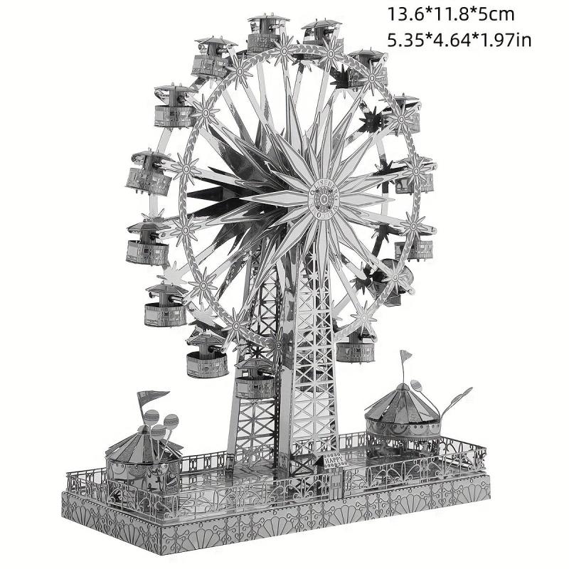 3D Metal Ferris Wheel Model Puzzle Game Toy