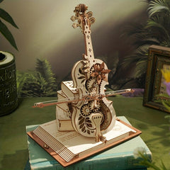 DIY 3D Wooden Puzzle With Music Box & Light