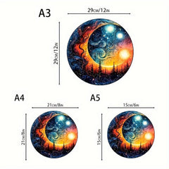 Sun And Moon YINYANG Wooden Puzzles - Animals Party Games
