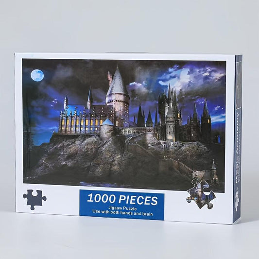 1000-Piece Magic Academy Puzzle - Educational Game Toy