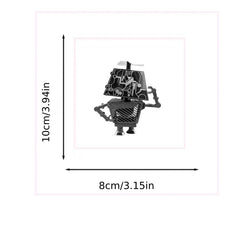Small Robot 3D Metal Puzzle DIY Handcraft Assembled Model Toy