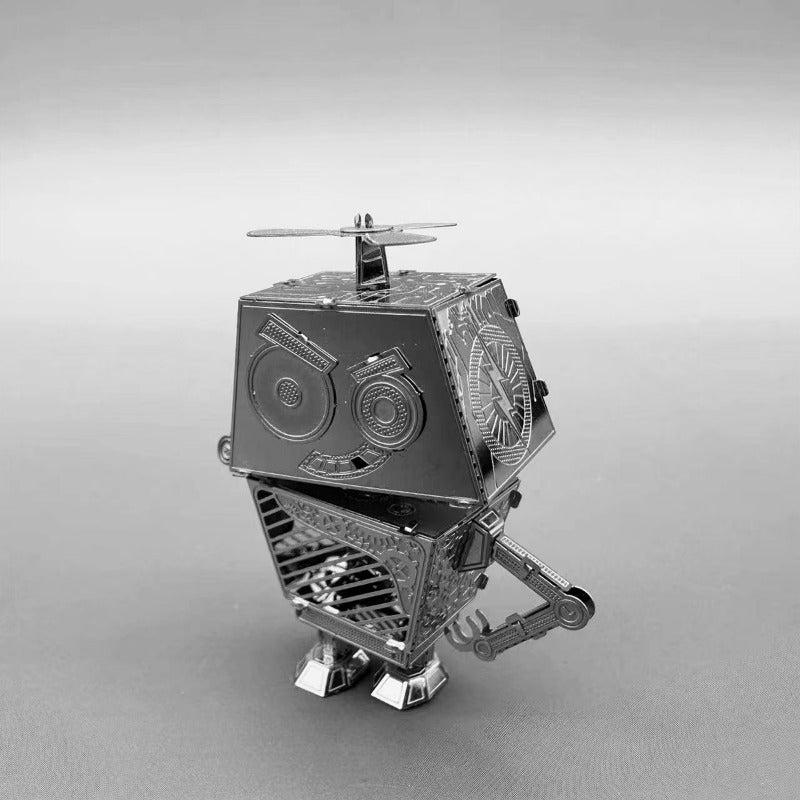 Small Robot 3D Metal Puzzle DIY Handcraft Assembled Model Toy