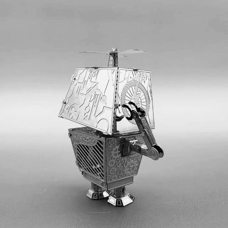 Small Robot 3D Metal Puzzle DIY Handcraft Assembled Model Toy