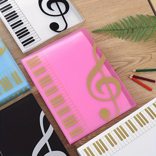 Music Piano Sheet Note File Holder for Students & Musicians