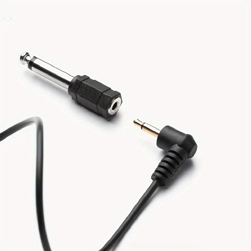 2pcs Headphone Jack Adapter 3.5mm Female to 6.35mm Male