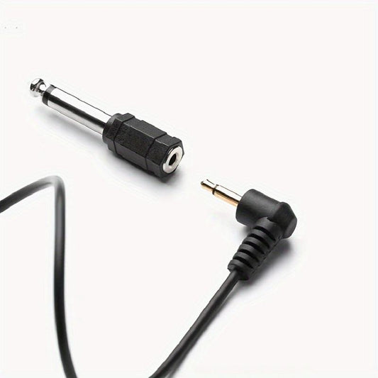 2pcs Headphone Jack Adapter 3.5mm Female to 6.35mm Male