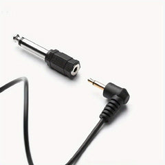 2pcs Headphone Jack Adapter 3.5mm Female to 6.35mm Male