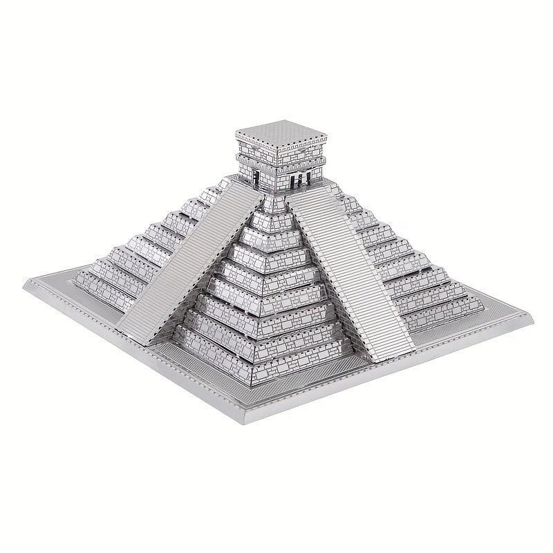 Metal 3D Puzzle Mayan Pyramid DIY Gift