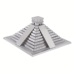 Metal 3D Puzzle Mayan Pyramid DIY Gift