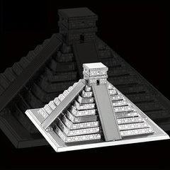 Metal 3D Puzzle Mayan Pyramid DIY Gift