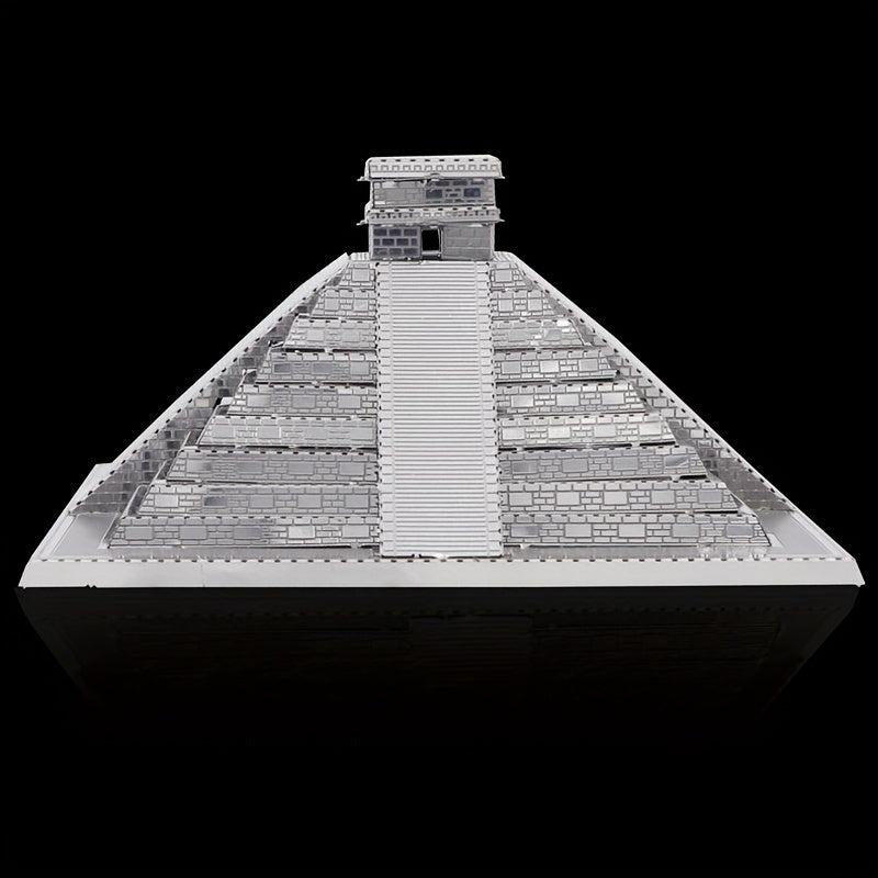 Metal 3D Puzzle Mayan Pyramid DIY Gift