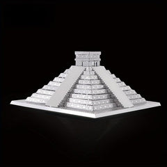 Metal 3D Puzzle Mayan Pyramid DIY Gift