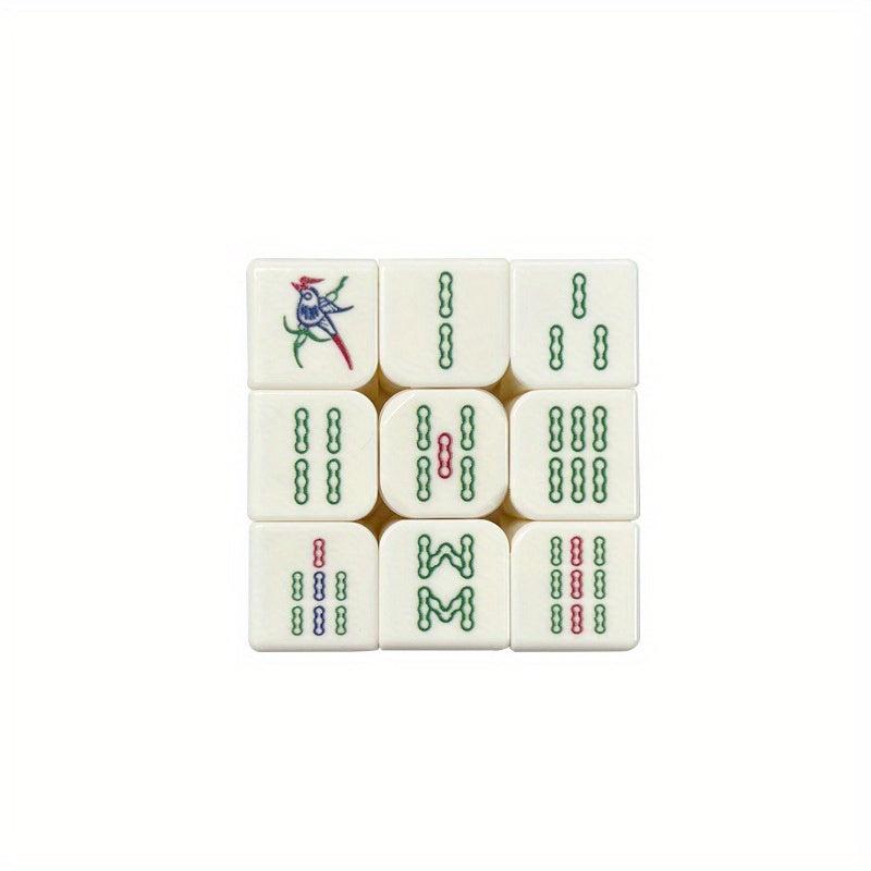 3X3 Mahjong Speed Cube 3D Relief Magic Puzzle Toy