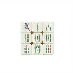 3X3 Mahjong Speed Cube 3D Relief Magic Puzzle Toy