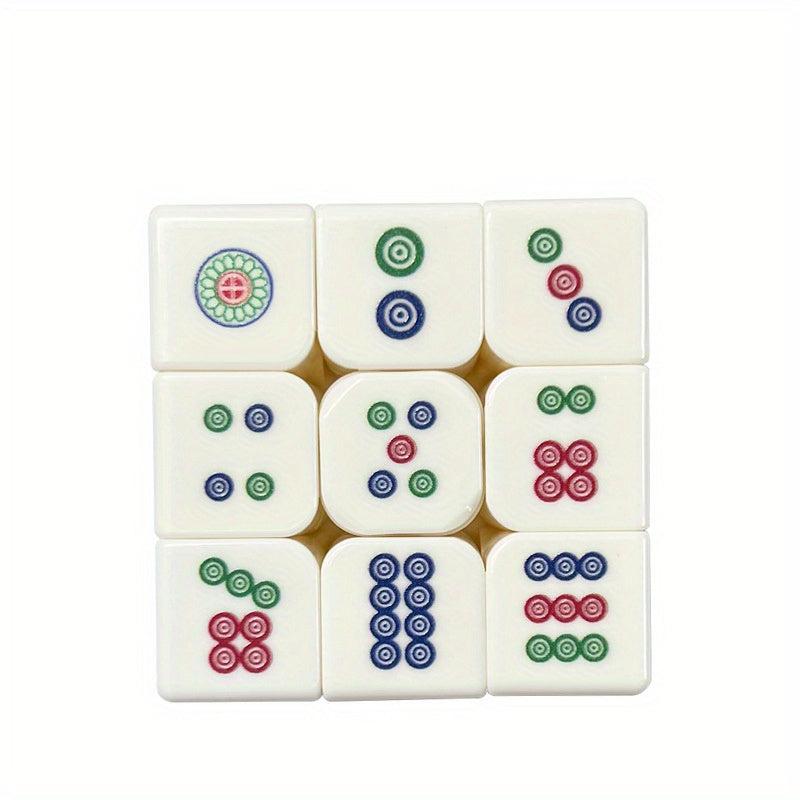 3X3 Mahjong Speed Cube 3D Relief Magic Puzzle Toy