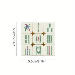 3X3 Mahjong Speed Cube 3D Relief Magic Puzzle Toy