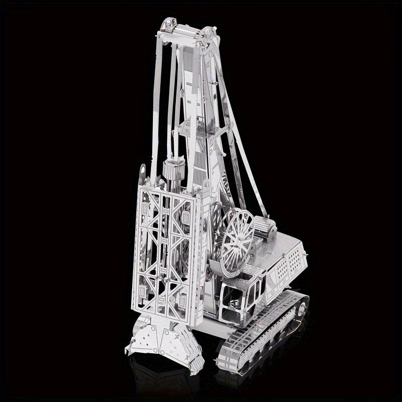 DIY 3D Metal Assembly Stainless Steel Puzzle Diaphragm Wall Grab Model