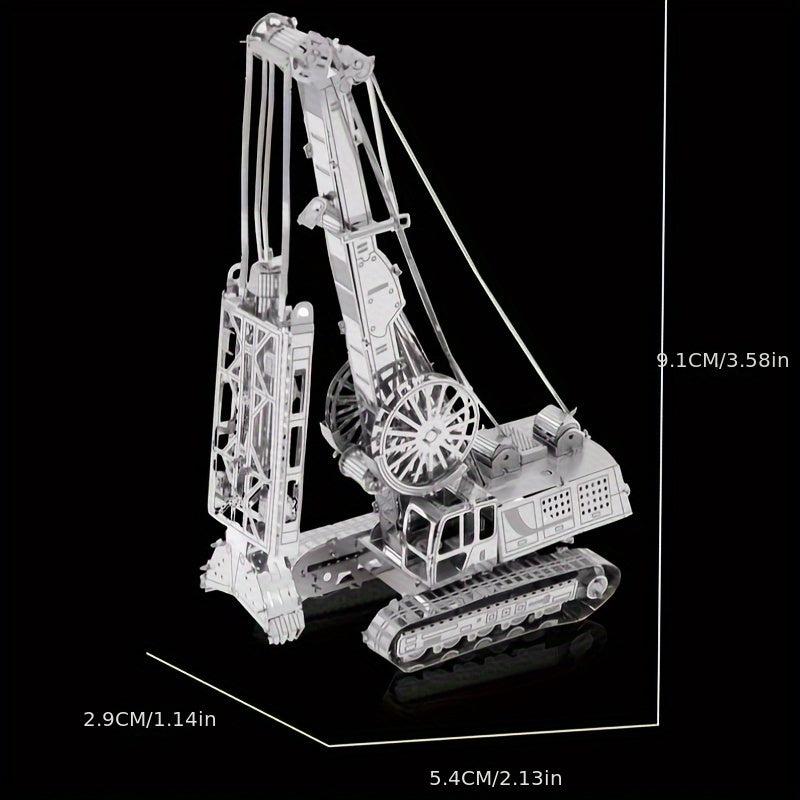 DIY 3D Metal Assembly Stainless Steel Puzzle Diaphragm Wall Grab Model