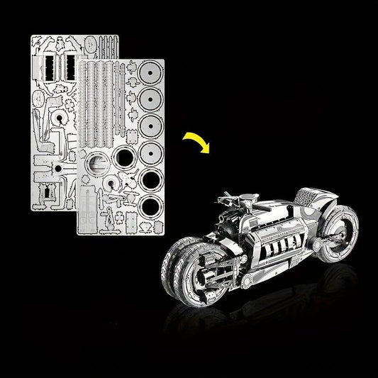 3D Metal Assembly Toy Motorcycle Model Puzzle Game