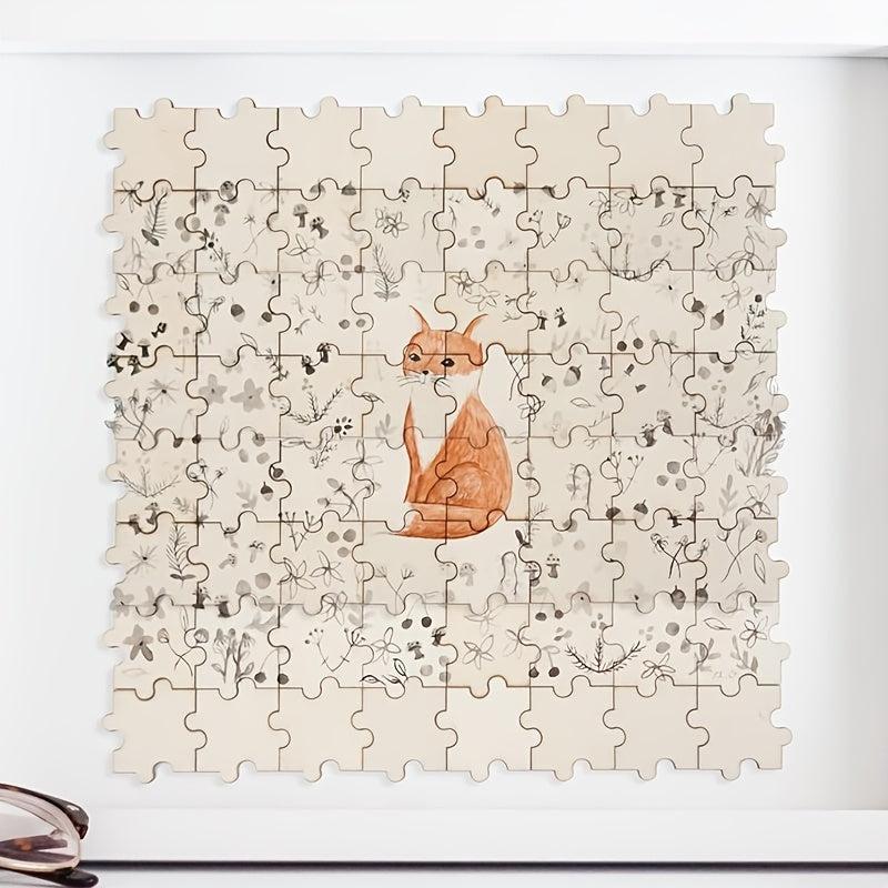 DIY Wooden Puzzles for Crafts and Painting
