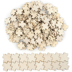 DIY Wooden Puzzles for Crafts and Painting