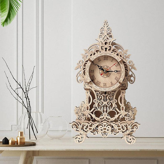 3D Wooden Pendulum Clock Puzzle - Vintage Charm Home Decor