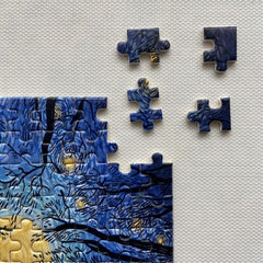 Painter Under The Stars Mini Test Tube Jigsaw Puzzle Painting Puzzle