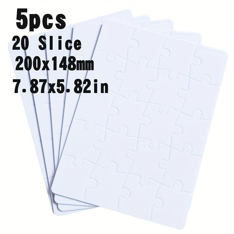 5 Sublimation Blank Pearlescent Puzzles DIY Heat Press Printing