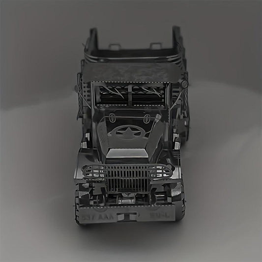 DIY Metal Toy Car Model 3D Game Puzzle Truck Model