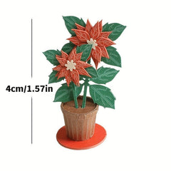 3D Flowerpot Jigsaw Puzzle Model Building Kit Educational Toys