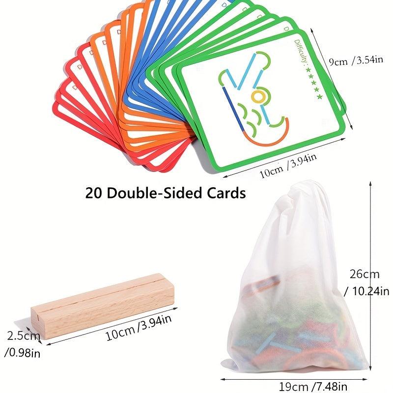 Wooden Intelligence Children's Jigsaw Puzzle Toys for 3-6 Year Olds
