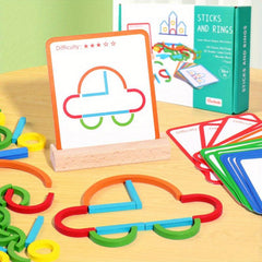 Wooden Intelligence Children's Jigsaw Puzzle Toys for 3-6 Year Olds