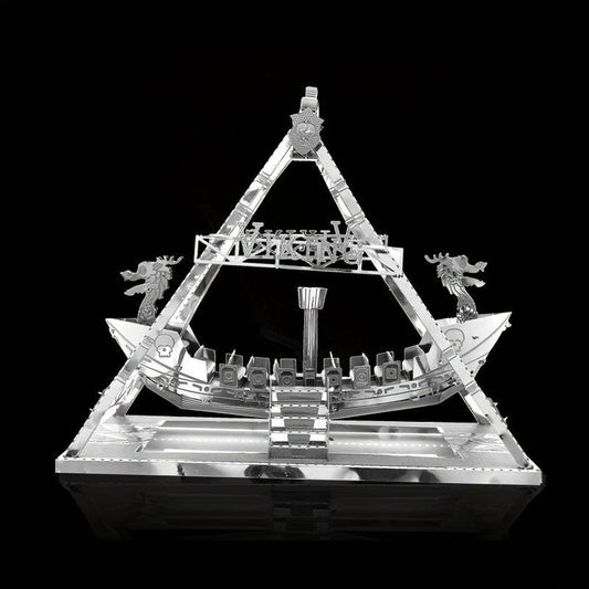 3D Metal Jigsaw Puzzle Model Viking Pirate Gift Decoration