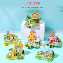 Fun DIY 3D House Puzzles for Kids