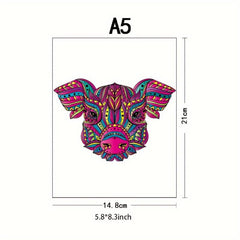 Wooden Puzzle Piggy Advanced Player Game